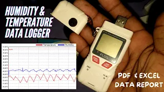 FLUS USB Humidity And Temperature DATA LOGGER | UNBOXING