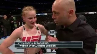 Fight Night Chicago: Valentina Shevchenko and Holly Holm Octagon Interview