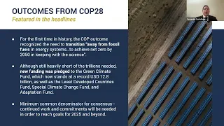 COP28 Debrief - What's Next For the Private Sector?