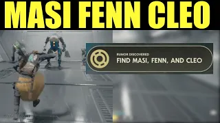 find masi, fenn, and cleo bounty guide | Star Wars Jedi Survivor