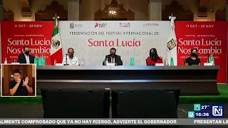 Presentación de la edición 2020 del Festival Internacional Santa Lucía.