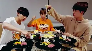 [Eng sub] BTS late Party of Jungkook, Jimin, Jin