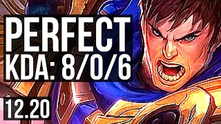 GAREN vs VIKTOR (MID) | 8/0/6, 74% winrate, Legendary | EUW Master | 12.20