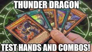 HOW TO PLAY A THUNDER DRAGON DECK! TEST HANDS AND COMBOS! (AUGUST 2020) YUGIOH!