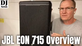 Overview of New JBL EON 715 Two Way Speakers With Bluetooth Music Ducking and Dual Time Alignment