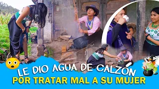 LE DIO AGUA DE CALZON POR MALTRATAR A SU ESPOSA/ ft:John Valverde , Ely Guaminga