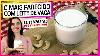 ESTE É O LEITE VEGETAL MAIS PARECIDO COM LEITE DE VACA! DESCUBRA SEUS SEGREDOS! É PERFEITO COM CAFÉ!