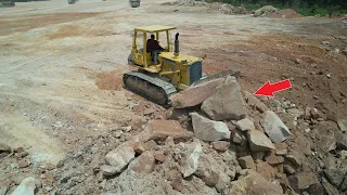 Part 60| Incredible Operator Dozer Push Rock With Soil Cearing The Ground, Big Land Filling Machines