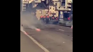 fight psg fans and Rennes  after the psg defeat
