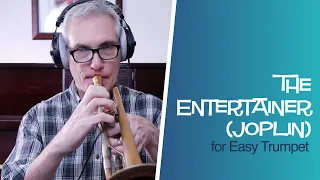 The Entertainer (Joplin) - FREE Easy Trumpet Sheet Music w/Piano Accompaniment