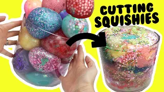 Mixing All DIY Squishies Slime Together into One Bowl from Squishy Maker