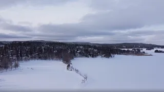 Finland at its best during winter! - First time flying a drone