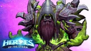 Gul'dan MAX DAMAGE Corruption Build is Unforgiving! | Heroes of the Storm (Hots) Gul'dan Gameplay