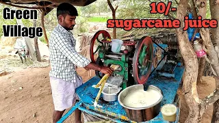 Cheapest sugarcane juice | indian street food | very tasty sugarcane live fresh juice