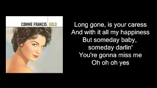 Karaoke — Connie Francis — You're Gonna Miss Me
