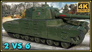 Type 5 Heavy - 9 Kills - 8,8K Damage - 2 VS 6 - World of Tanks Gameplay