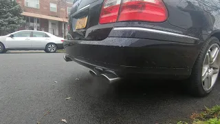 E500 cold start muffler delete