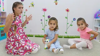 Nastya and Artem pretend play - magic dress up