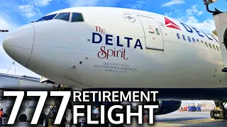 Final Flight: Delta Air Lines B777-200LR New York City to Los Angeles (JFK-LAX)