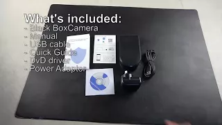 Blackbox Hidden Camera with Rotating Lens  - Unboxing