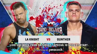 NXT Stand & Deliver 2022 LA Knight vs Gunther Full Match