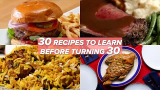 30 Recipes To Learn Before Turning 30