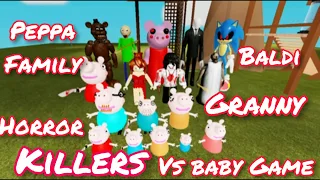 Roblox ⏹️ Horror 🔪 Survival the Killers Peppa Pig Family Piggy 🐷 Sopravvivi 👵  Granny 🔪 Baldi