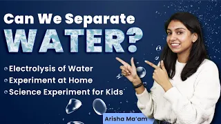 Can We Separate Water? | Electrolysis of Water| Experiment at Home| Science  for Kids #shorts