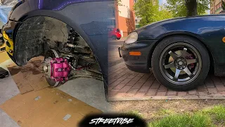 Miata upgrade | Painting the calipers and installing new brakes