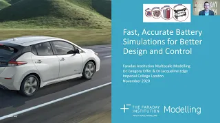 Multi-scale Modelling: Fast, Accurate Battery Simulations for Better Design and Control