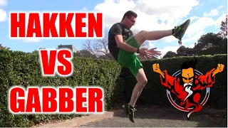 Old School Gabber vs New School Hakken Compilation in Public!