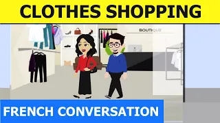 Shopping for clothes - Learn French conversation for beginners - French with Tama lesson 17