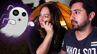 ACAMPAMOS NO QUINTAL e ALGO MUITO ESTRANHO ACONTECEU DE MADRUGADA - Gabriel e Shirley