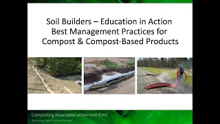 Soil Builders - Education in Action :Compost-based Best Management Practices