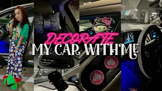 VLOGMAS DAY 4! DECORATE MY CAR WITH ME + CAR TOUR + SHEIN CAR DECOR HAUL