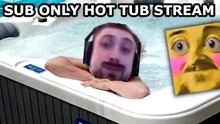 SUB ONLY HOT TUB STREAM - Forsen AI TTS Donations #204 MINECRAFT SPEEDRUN