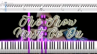 🎹 The Show Must Go On - Queen | STRINGS SYNTH | Tutorial + Partitura GRATIS