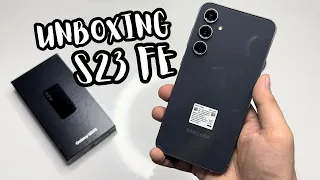 Samsung Galaxy S23 FE Graphite Unboxing & Setup