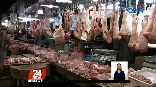 Presyo ng karne ng baboy sa ilang grocery, mas mahal pa kaysa ilang palengke | 24 Oras