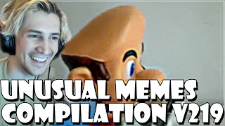 xQc Reacts To: "UNUSUAL MEMES COMPILATION V219"