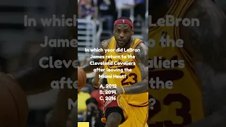 Ultimate LeBron James Quiz 2024