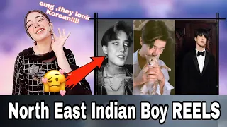 Pakistani Girl Reacts to North East Indian Boy reels |  Nagaland boys |  Laiba reacts