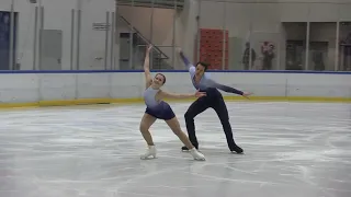 19 Alexandra HERBRIKOVA : Nicolas ROULET SUI SP ISU CSPOL2019 Warsaw Cup