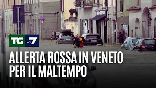 Allerta rossa in Veneto per il maltempo