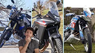 YAMAHA TÈNÈRÈ 700, HONDA TRANSALP 750 o APRILIA TUAREG 660 - QUAL È LA MIGLIORE?