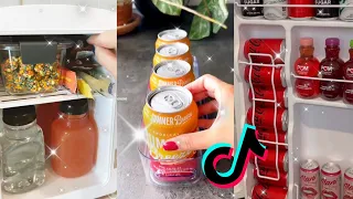 satisfying mini fridge restock tiktok compilation 🍑🍉🥝