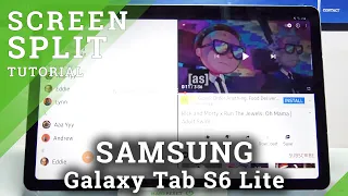 How to Split Screen on SAMSUNG Galaxy Tab S6 Lite – Use Dual Screen