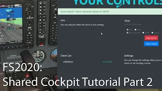 FS2020 - Shared Cockpit with YourControls Plugin Tutorial Part 1 of 2