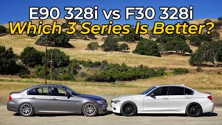 2011 BMW E90 328i (Manual) vs 2013 BMW F30 328i (Manual) - Head to Head Review!