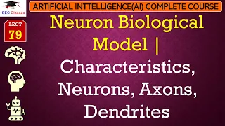 L79: Neuron Biological Model | Characteristics, Neurons, Axons, Dendrites | Artificial Intelligence